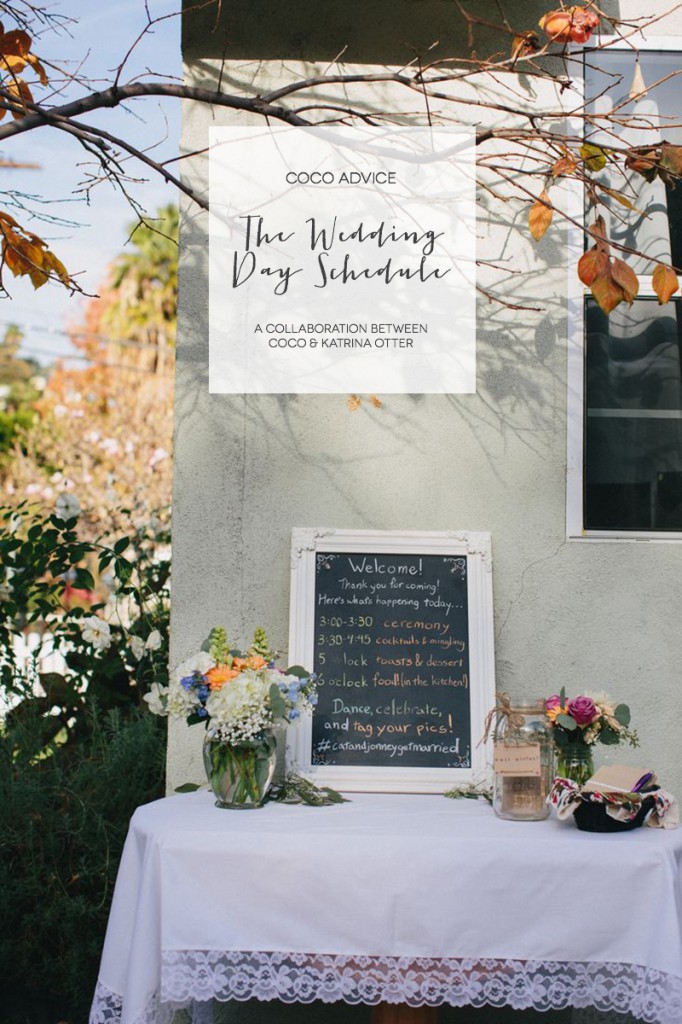 A Guide to The Wedding Day Schedule Katrina Otter Wedding Planner